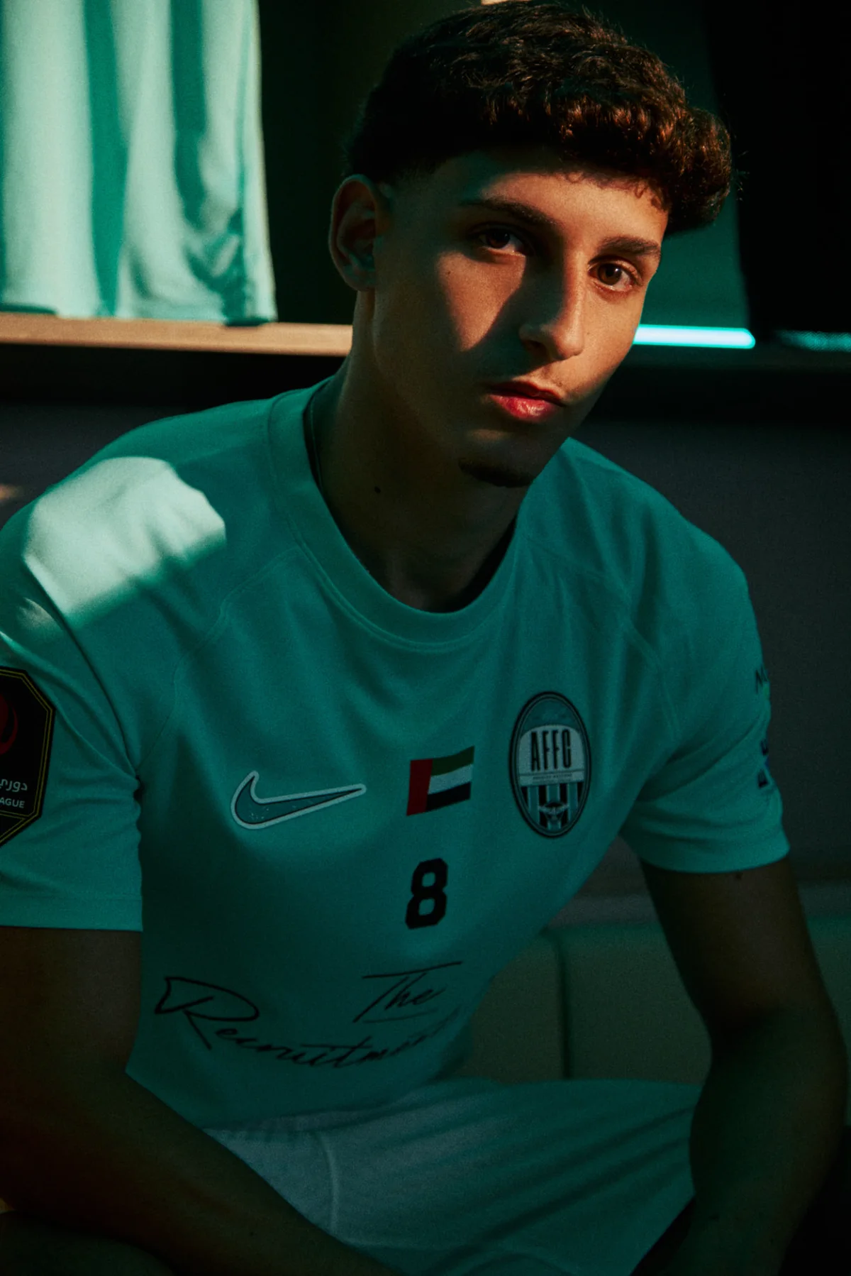 Arabian Falcons FC Path to Pro player in official club kit